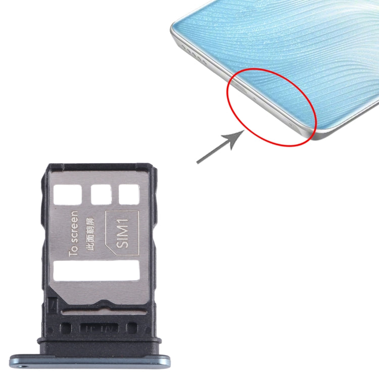 For Honor 80 Pro Flat SIM + SIM Card Tray (Green) by buy2fix