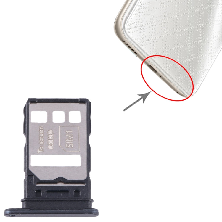 For Honor 80 SIM + SIM Card Tray (Black) by buy2fix