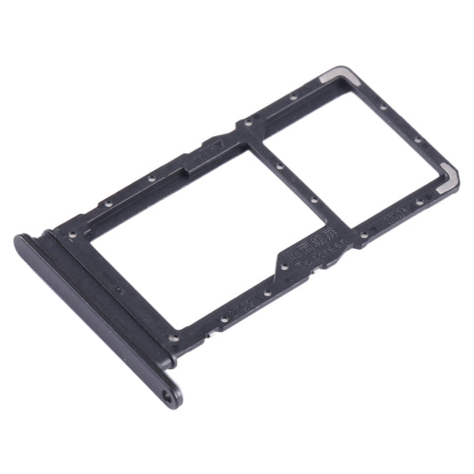 For Honor X6 SIM + SIM / Micro SD Card Tray (Black) by buy2fix