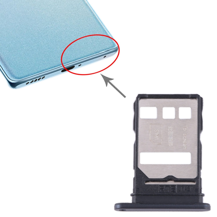 For Honor 70 Pro+ SIM + SIM Card Tray (Black) by buy2fix
