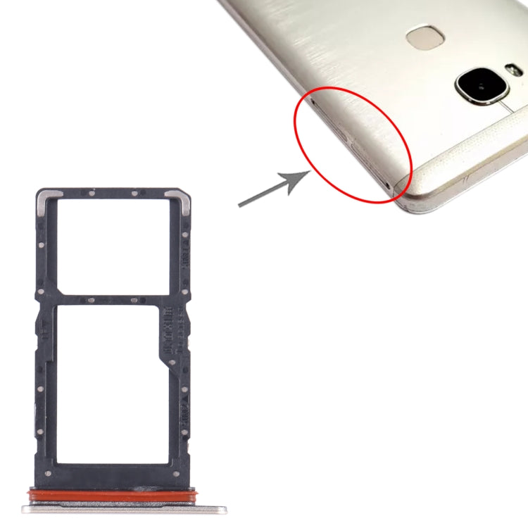For Honor X5 SIM + SIM / Micro SD Card Tray (Gold) by buy2fix
