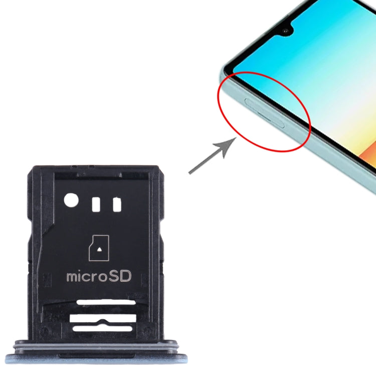 For Sony Xperia Ace II Original SIM + Micro SD Card Tray (Blue) by buy2fix