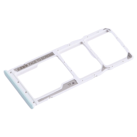 For Xiaomi Redmi 12C SIM Card Tray + SIM Card Tray + Micro SD Card Tray (Green) by buy2fix