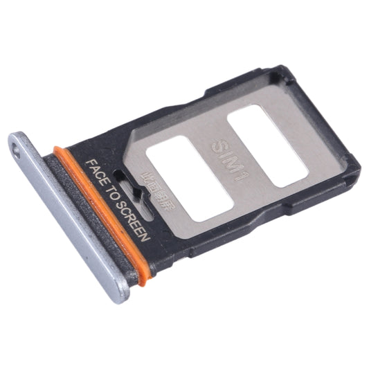 For Xiaomi Redmi Note 12T Pro SIM Card Tray + SIM Card Tray (Silver) by buy2fix