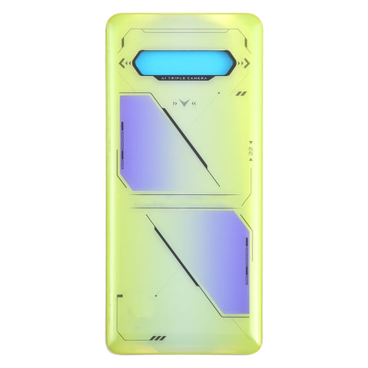 For Xiaomi Black Shark 5 RS Original Battery Back Cover(Yellow) by buy2fix