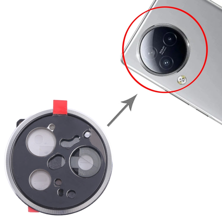 For Xiaomi Civi 3 Camera Lens Cover (Silver) by buy2fix
