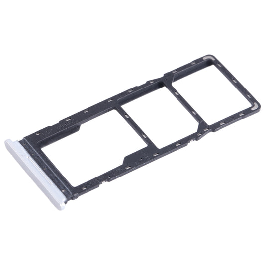 For Tecno Spark 8C KG5k SIM Card Tray + SIM Card Tray + Micro SD Card Tray (Gold) by buy2fix