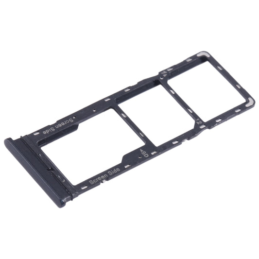 For Infinix Note 8i X683 SIM Card Tray + SIM Card Tray + Micro SD Card Tray (Black) by buy2fix