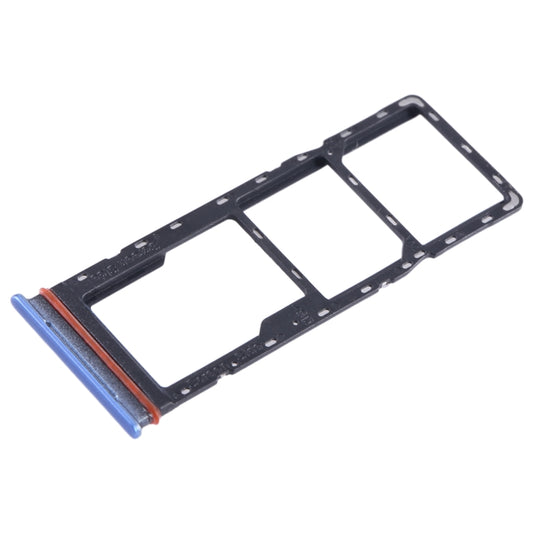 For Infinix Note 11i SIM Card Tray + SIM Card Tray + Micro SD Card Tray (Blue) by buy2fix