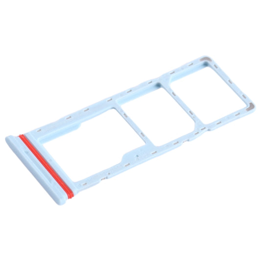 For Infinix Smart 6 HD X6512 SIM Card Tray + SIM Card Tray + Micro SD Card Tray (Baby Blue) by buy2fix