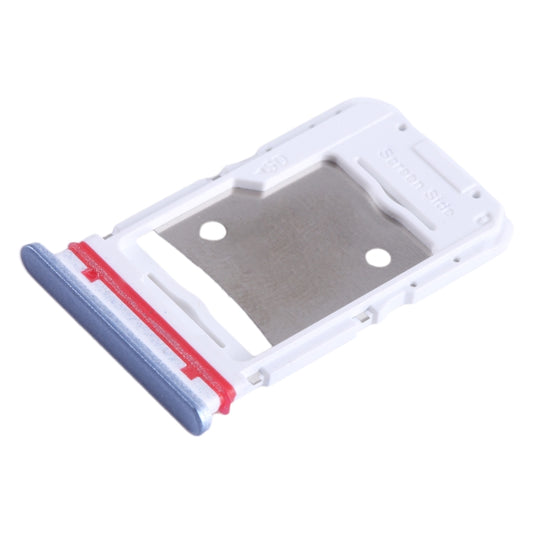 For Infinix Hot 20 5G X666 SIM Card Tray + SIM Card Tray + Micro SD Card Tray (Blue) by buy2fix