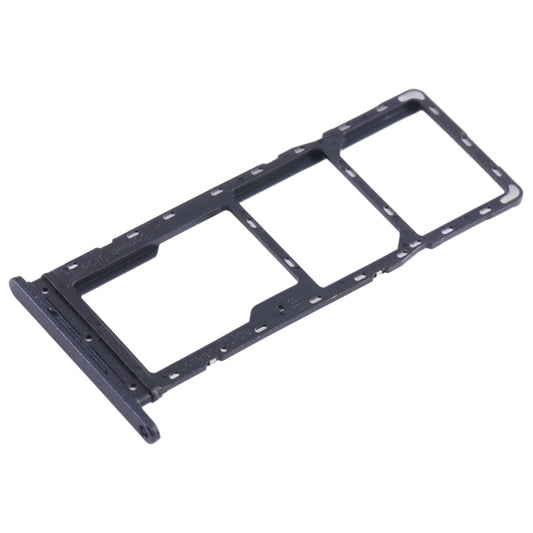 For Infinix Smart 7 HD X6516 SIM Card Tray + SIM Card Tray + Micro SD Card Tray (Black) by buy2fix