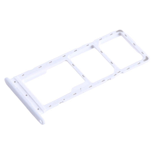 For Infinix Smart 7 HD X6516 SIM Card Tray + SIM Card Tray + Micro SD Card Tray (White) by buy2fix