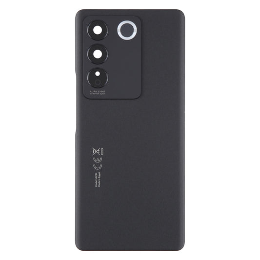 For vivo V27 Pro Original Battery Back Cover with Camera Lens Cover(Black) by buy2fix
