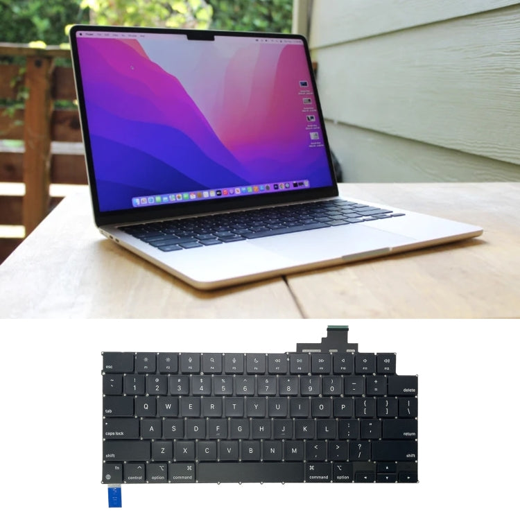 US Version Keyboard for MacBook Air M2 13 2022 A2681 by buy2fix