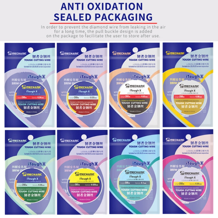 MECHANIC iTough X 200M 0.035MM LCD OLED Screen Cutting Wire by MECHANIC