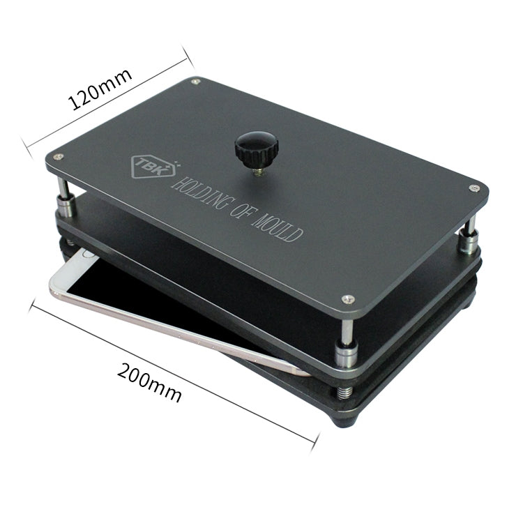 TBK TBK201 Universal Pressure Holding Mold Pressure Screen Fit Mold Mobile Phone Back Cover Positioning Compression Mold For iPhone X by TBK