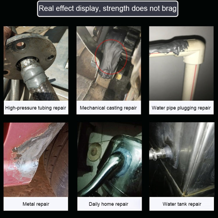 50g AB Glue Iron Stainless Steel Aluminium Alloy Household Repair Quick-drying Welding Glue by buy2fix