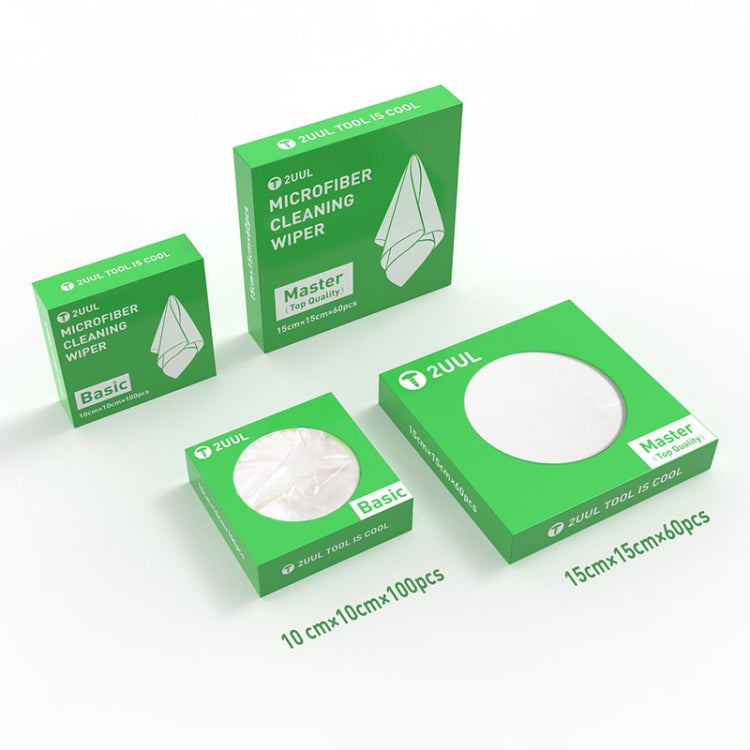 2UUL 15x15cm Microfiber Cleaning Wiper Antistatic Dust-Free Cloth by 2UUL