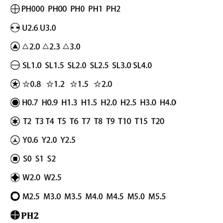 WEEKS 64 in 1 Disassembly Tool Screwdriver Set by buy2fix