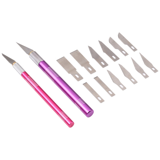 WLXY-9312 14 in 1 Non-Slip Metal Handle Engraving Cutter by buy2fix