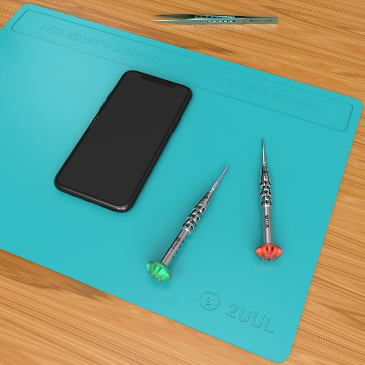 2UUL Heat Resisting Silicone Pad, Size: 40 x 28cm (Green) by 2UUL