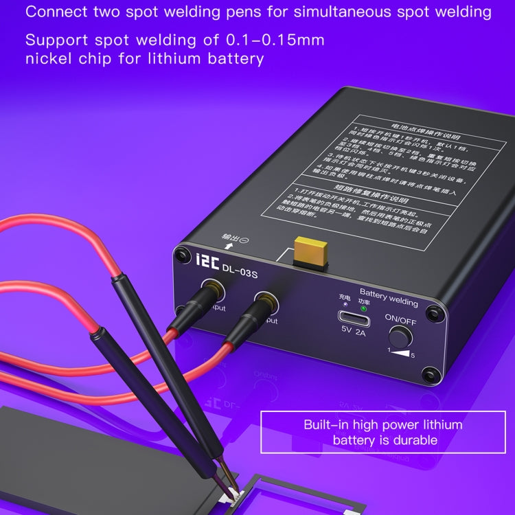 i2C DL-S03S Adjustable Mini Portable Spot Welder by buy2fix