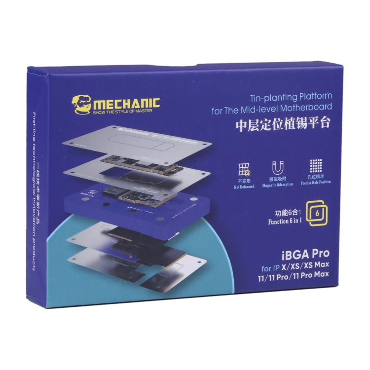 Mechanic iBGA Pro 6 in 1 Mid-level Positioning Planting Tin Platform by MECHANIC