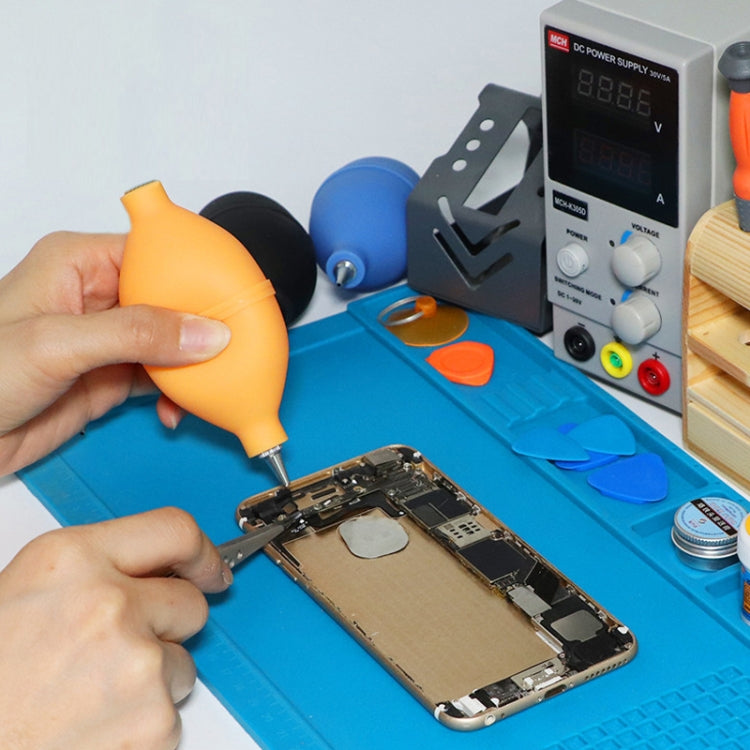 Dust Remover Rubber Air Blower Pump Cleaner for Cell Phone/Cameras/Keyboard/Watch Etc(Blue) by buy2fix