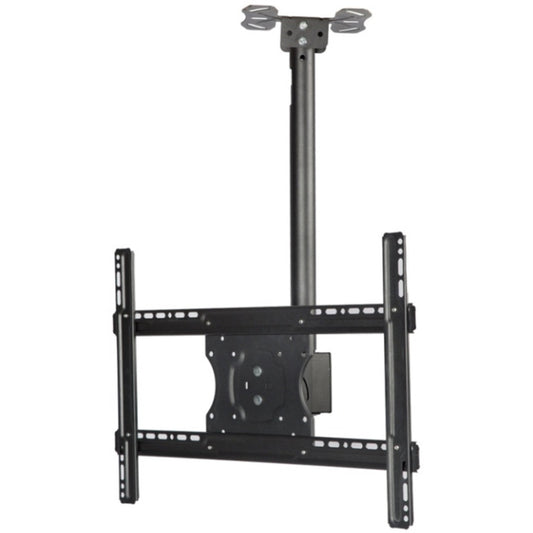 32-65 inch Universal Height & Angle Adjustable Single Screen TV Wall-mounted Ceiling Dual-use Bracket, Retractable Range: 0.5-2m by buy2fix