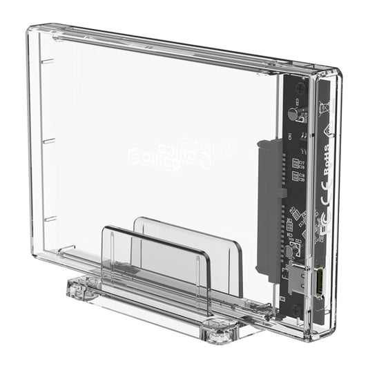 Transparent Series 2.5 inch 10Gbps Hard Drive Enclosure with Stand by ORICO