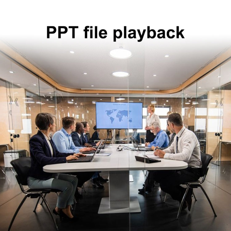 Uhd 4K Player Single-unit Advertising Machine Powered Up Automatically Plays Video PPT Horizontal and Vertical U Disk US(black) by buy2fix