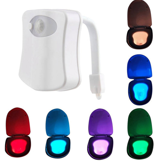 Motion Activated Toilet Nightlight, LED Toilet Light Bathroom Washroom by buy2fix