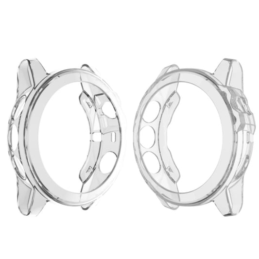 Suitable for Garmin Fenix 5X & 5X Plus Transparent TPU Watch Case(Transparent white) by buy2fix