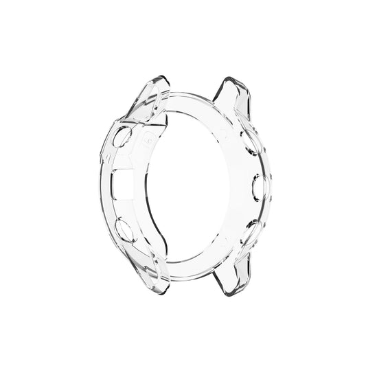 Suitable for Garmin Fenix 6X / 6X Pro Transparent TPU Silica Gel Watch Case(Transparent white) by buy2fix