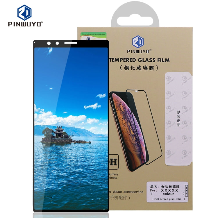 PINWUYO 9H 2.5D Full Glue Tempered Glass Film for SONY Xperia 1 by PINWUYO