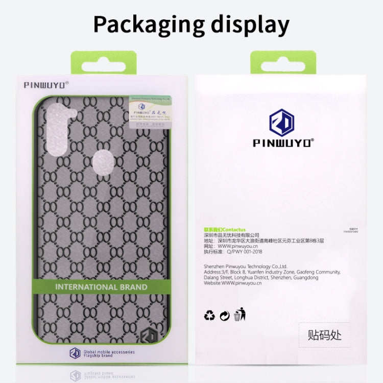 For Samsung Galaxy A11 US PINWUYO Series 2 Generation PC + TPU Anti-drop All-inclusive Protective Case(Blue) by PINWUYO