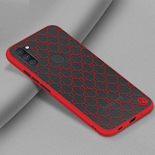 For Samsung Galaxy A11 US PINWUYO Series 2 Generation PC + TPU Anti-drop All-inclusive Protective Case(Red) by PINWUYO