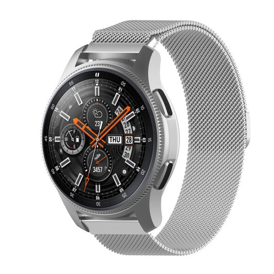 For Honor Magic Watch 2 46MM Milan Stainless Steel Mesh Watch Band 22MM(Silver) by buy2fix