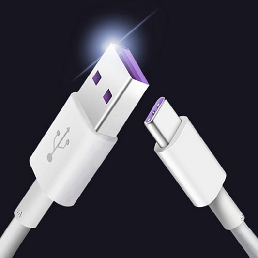5A USB to USB-C / Type-C Flash Charging Data Cable, Cable Length: 1.5m by buy2fix