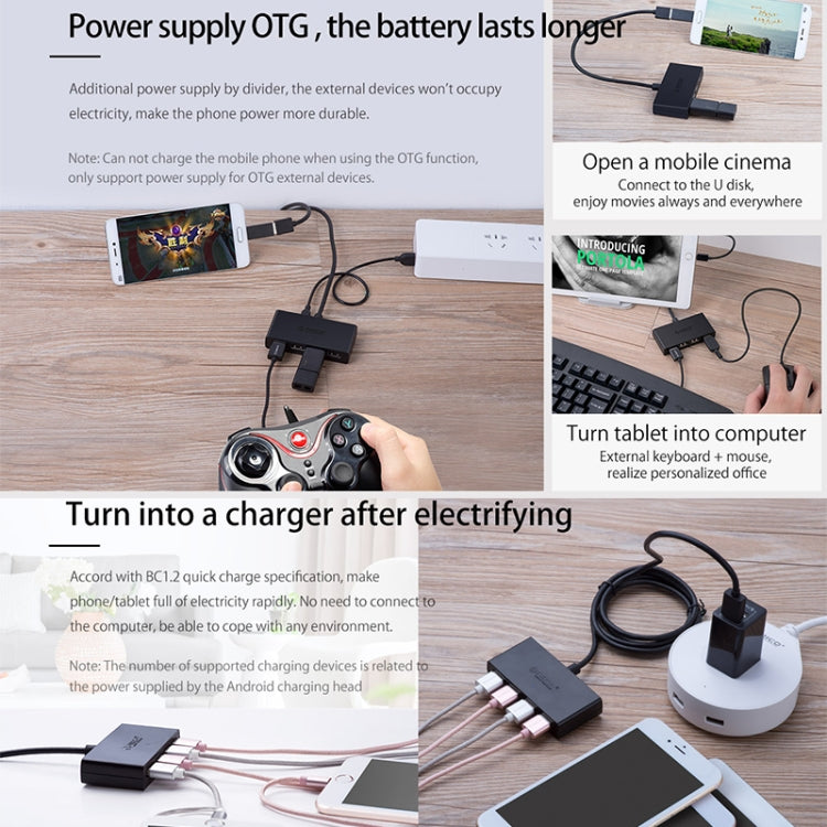 ORICO G11-H4-U3-100-BK 4 Ports USB 3.0 HUB by ORICO