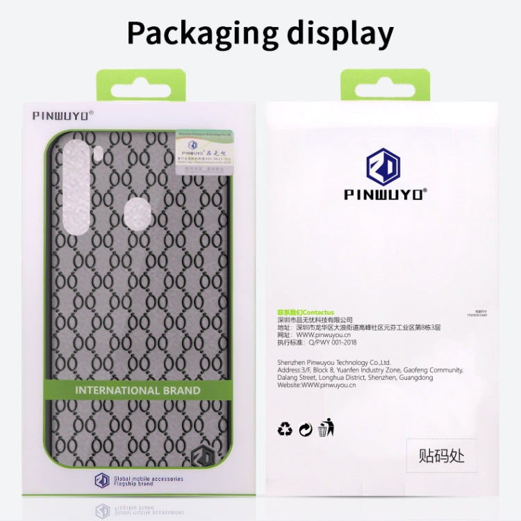 For Samsung Galaxy A21 PINWUYO Series 2nd Generation PC + TPU Anti-drop All-inclusive Protective Shell Matte Back Cover(Red) by PINWUYO