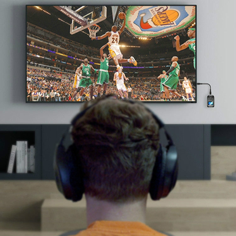 T14 2 in 1 Bluetooth Adapter Car Hands-free Call Bluetooth Receiver Transmitter with LCD Digital Display by buy2fix