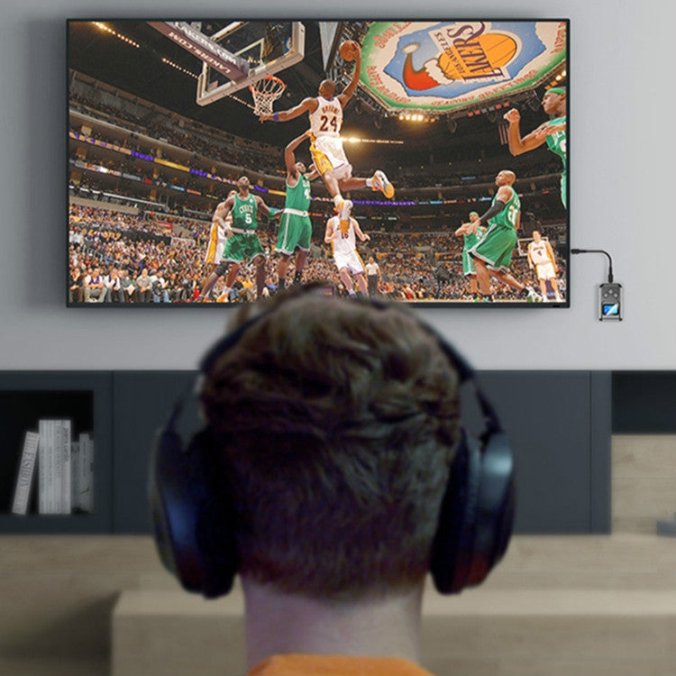 T15 2 in 1 Bluetooth 5.0 Music Receiver Transmitter with Screen by buy2fix