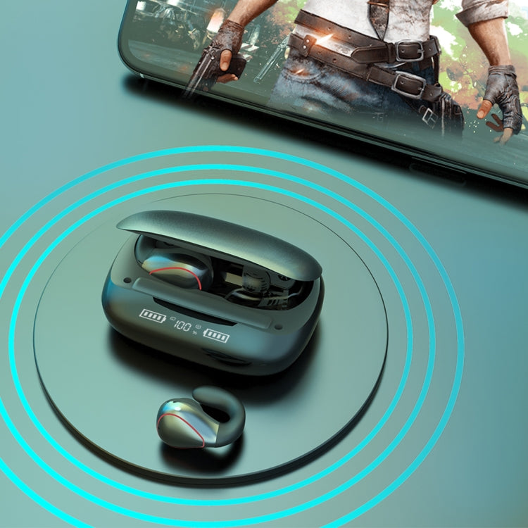 T20 TWS Bluetooth 5.0 Touch Wireless Bluetooth Earphone with Three LED Battery Display & Charging Box, Support Call & Voice Assistant(Champagne Gold) by buy2fix