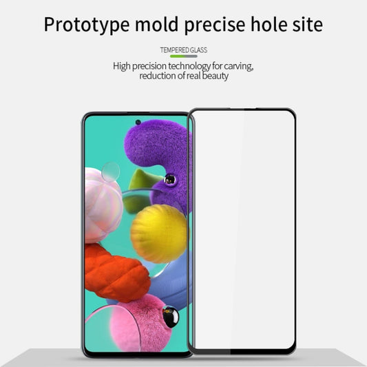 For Samsung Galaxy A51 PINWUYO 9H 3D Curved Full Screen Explosion-proof Tempered Glass Film(Black) by PINWUYO