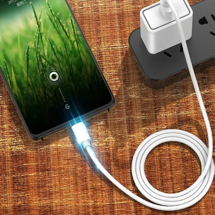 2.4A USB Male to Micro USB Male Interface Charge Cable, Length: 2m (White) by buy2fix