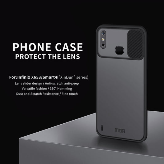 For Infinix X653 / Smart 4 MOFI Xing Dun Series Translucent Frosted PC + TPU Privacy Anti-glare Shockproof All-inclusive Protective Case(Green) by idewei