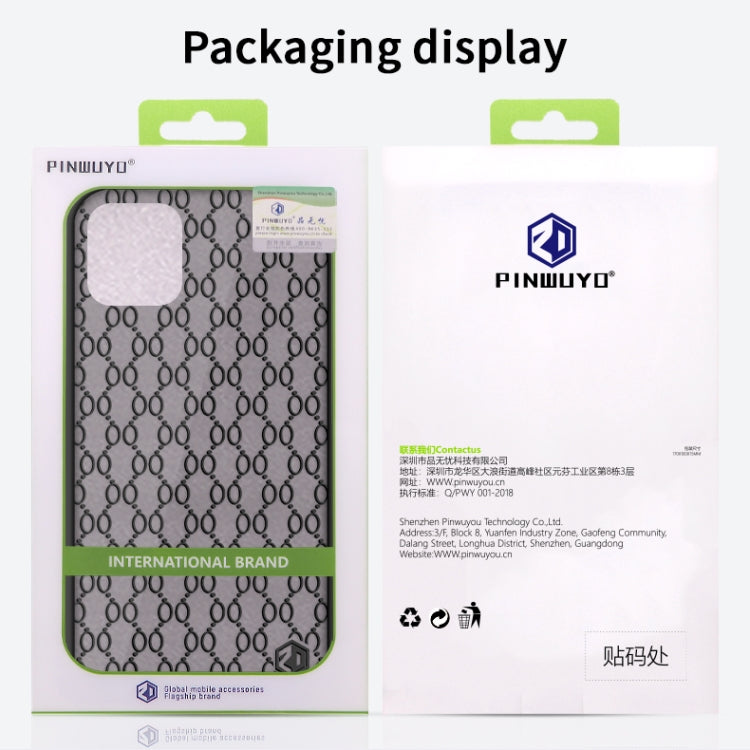 For iPhone 12 mini For iPhone12 mini PINWUYO Series 2 Generation PC + TPU Anti-drop All-inclusive Protective Case(Red) by PINWUYO