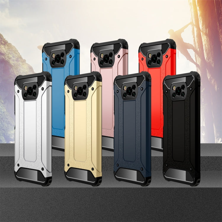 For Xiaomi Poco X3 NFC Magic Armor TPU + PC Combination Case(Gold) by buy2fix